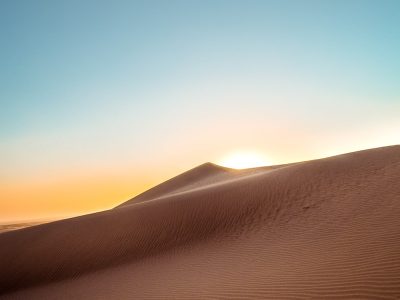 landscape photography of desert
