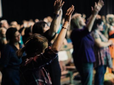 a group of people dancing
