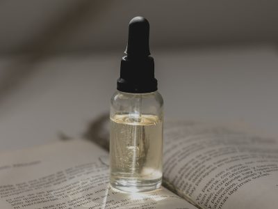 spray bottle on book